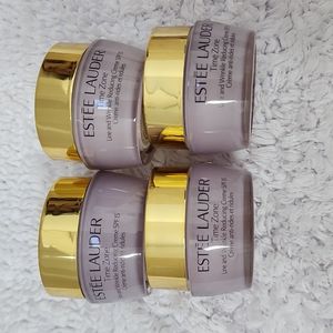 Lot of 4 Estee Lauder Time Zone Line and Wrinkle Reducing Creme .5 oz / 15ml